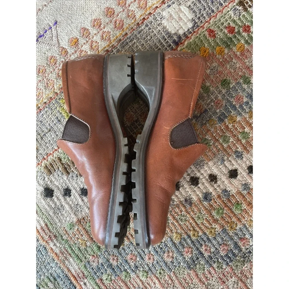 Cole Haan Shoes Women 6.5 Loafer Brown Leather Lug Sole Corporate Dress - Picture 2 of 8